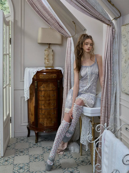 Pixel Print A-Line Dress
