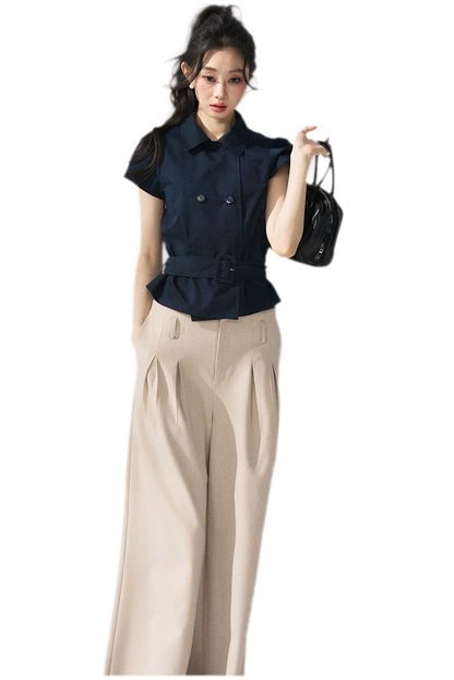 Blazer Inspired Waist T-shirt