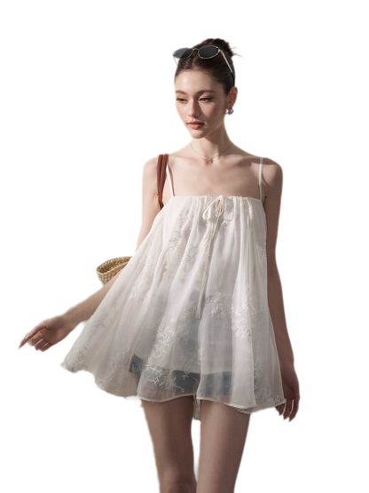 Sheer Chiffon A-Line Cami