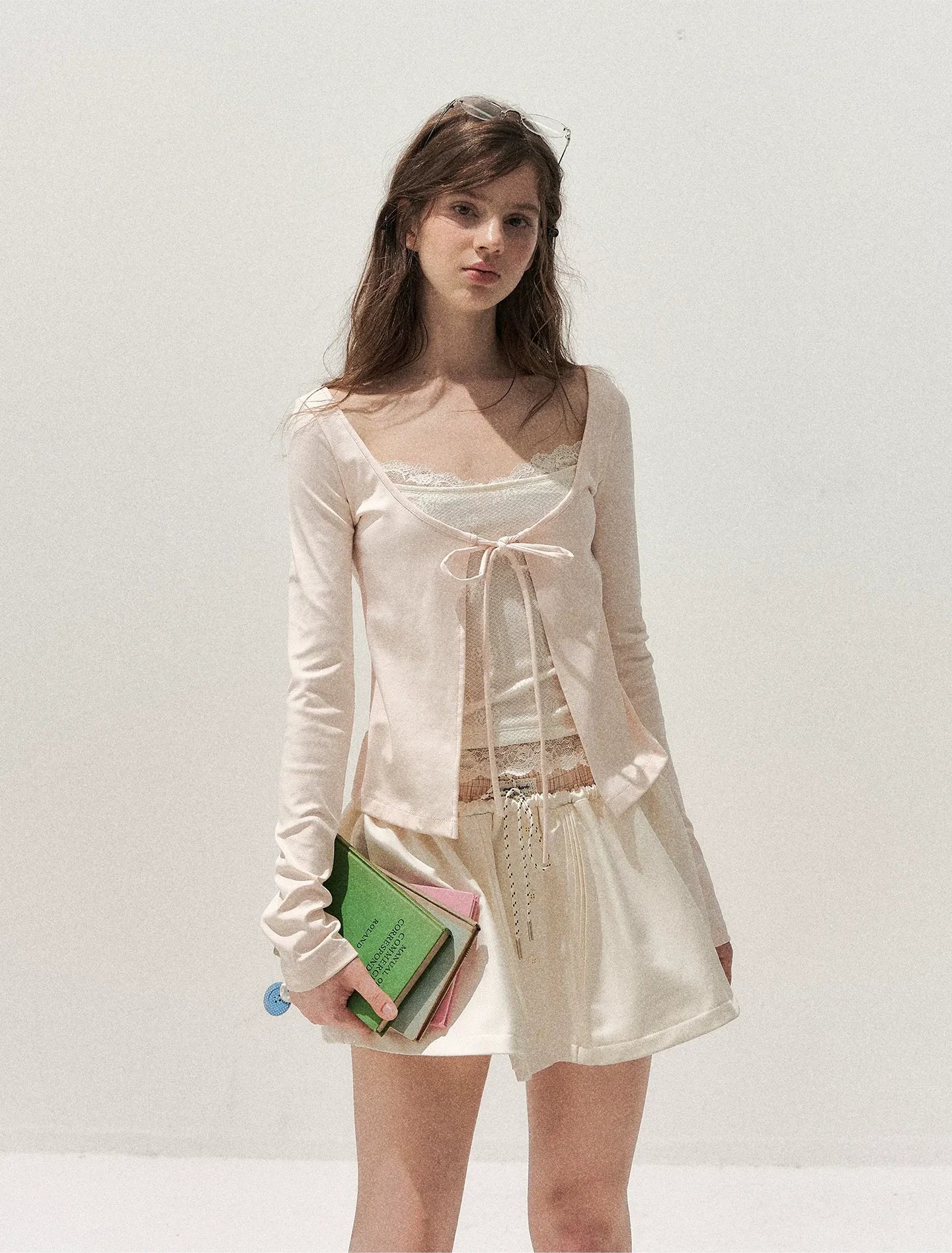 Lace Layered Long-Sleeve T-Shirt