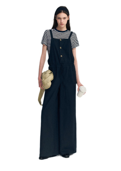 Drawstring Jumpsuit