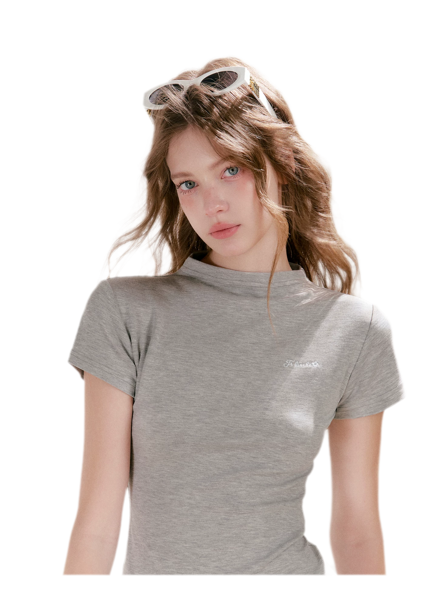 Mock Neck Tee