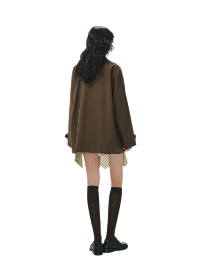 Lyocell Utility Oversized Jacket