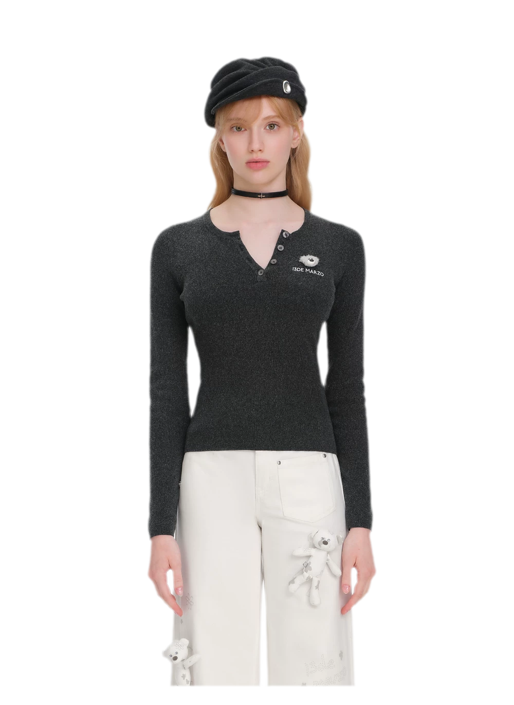 Textured Knit Undershirt