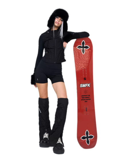SMFK Abstract Grid Graphic Snowboard – DHL Express Shipping, Duties &amp; Taxes Included