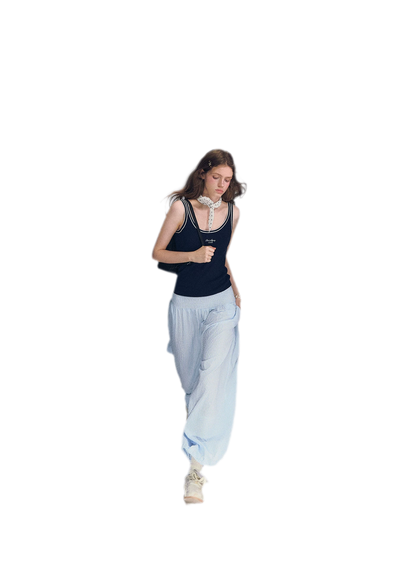 Lyocell Embroidered Tank