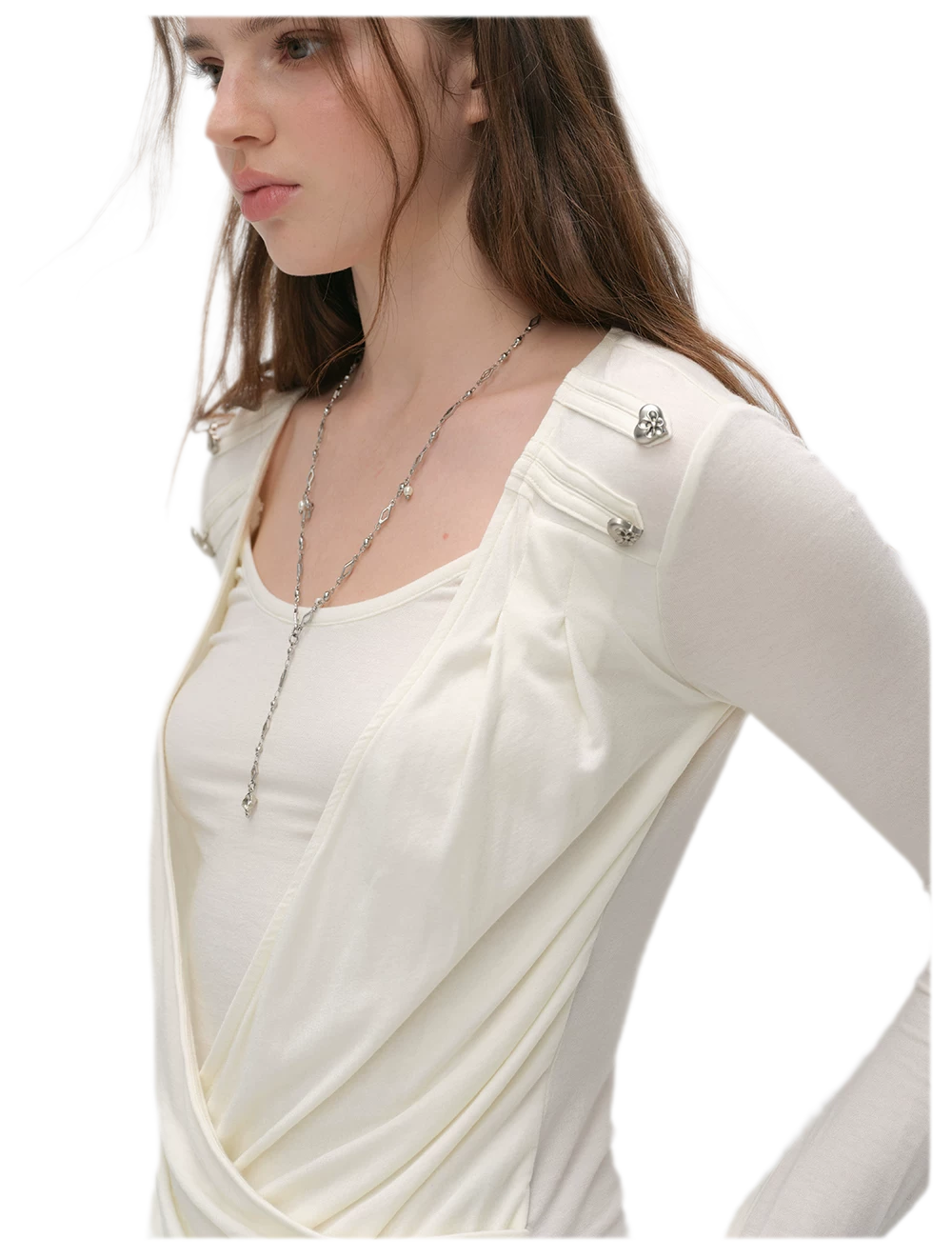 Modal Draped Layered Top