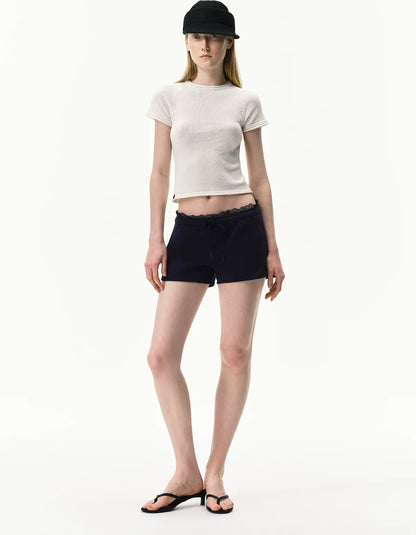 Lace Waist Shorts