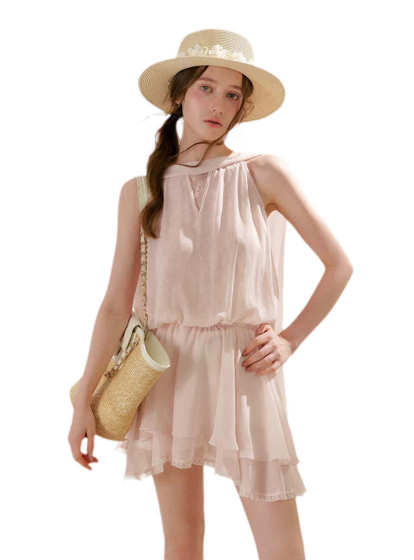 Lace Halter Dress