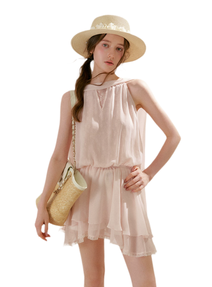 Lace Halter Dress