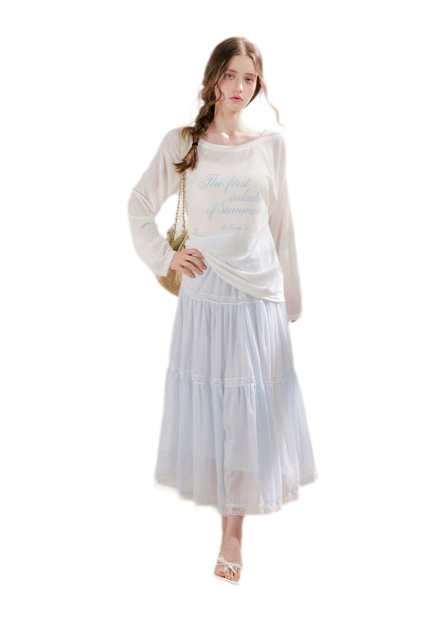 Lace Tiered Skirt