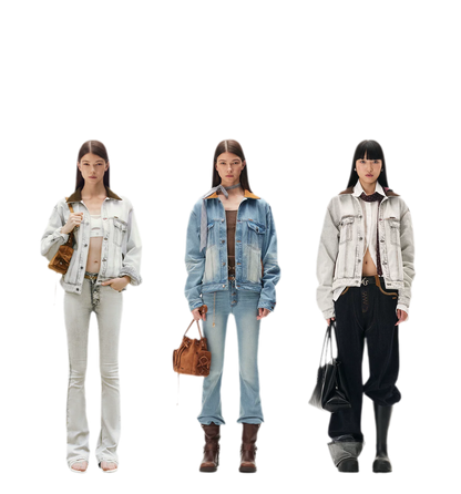 Enzyme Washed Suede-Panel Jacket