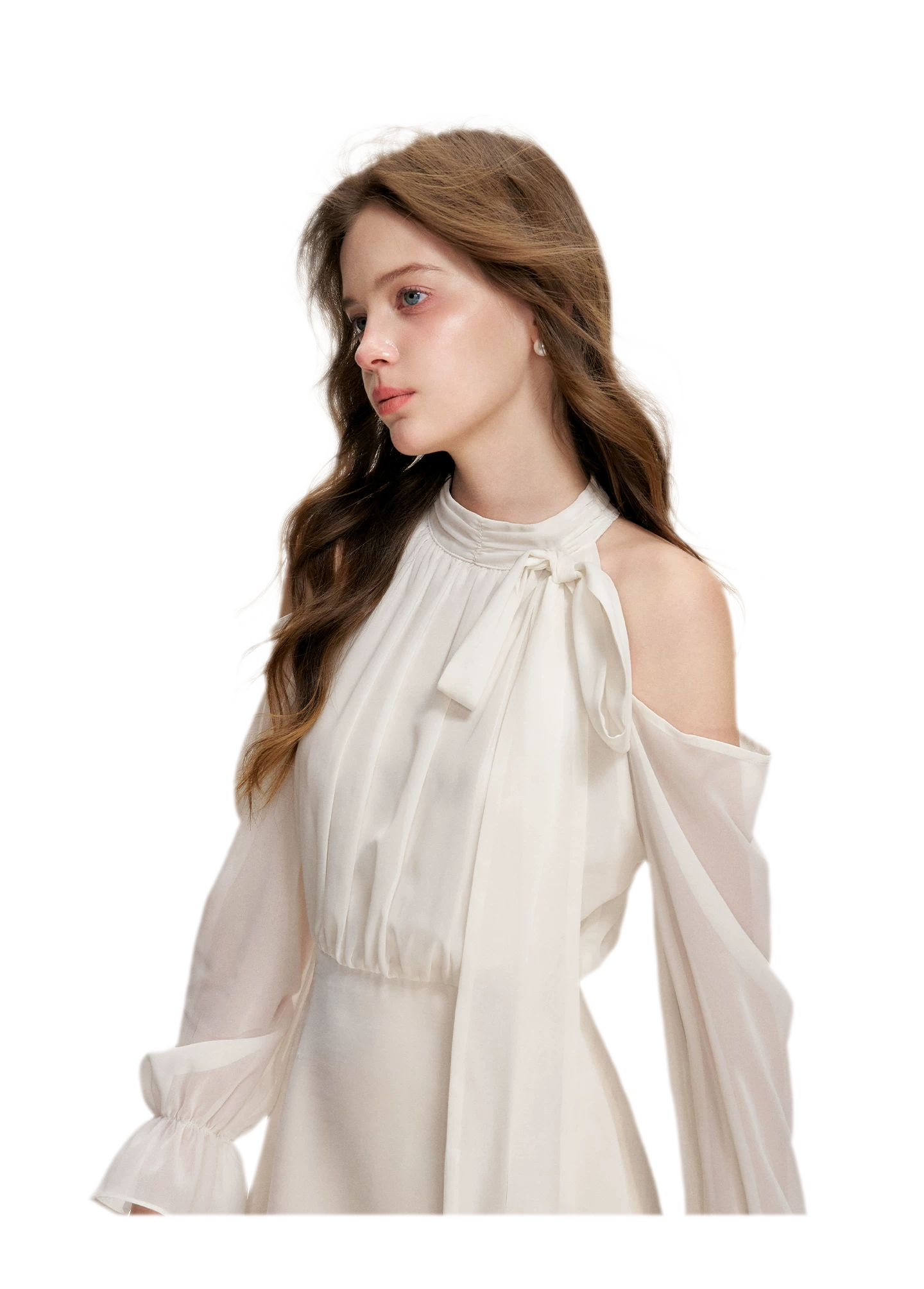 Satin Halter Dress