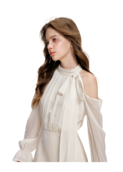 Satin Halter Dress