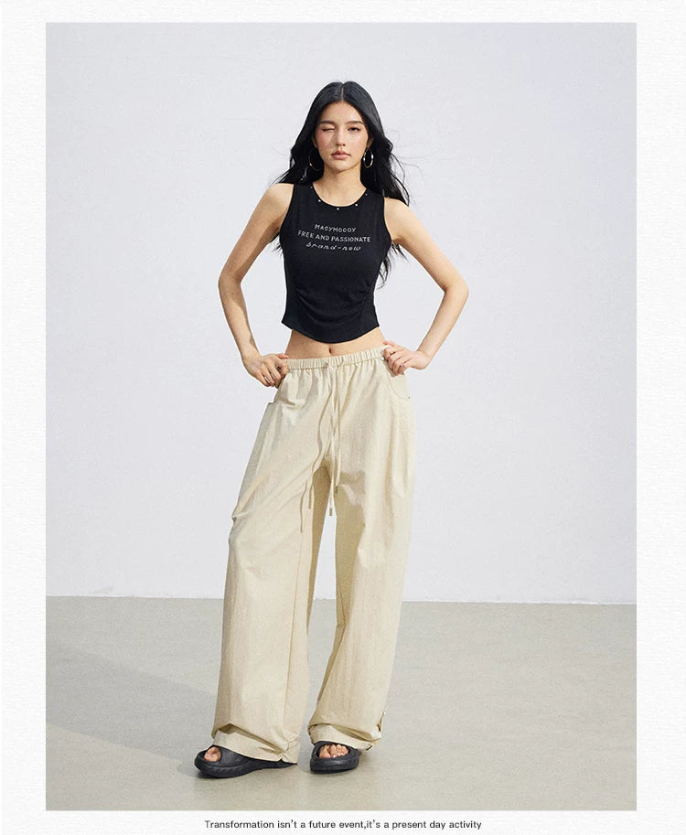 Casual Workwear Wide-Leg Pants