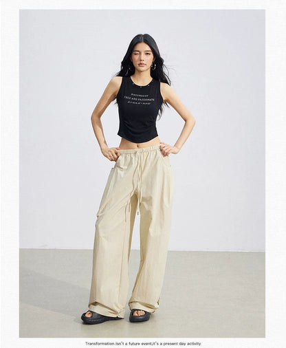 Casual Workwear Wide-Leg Pants