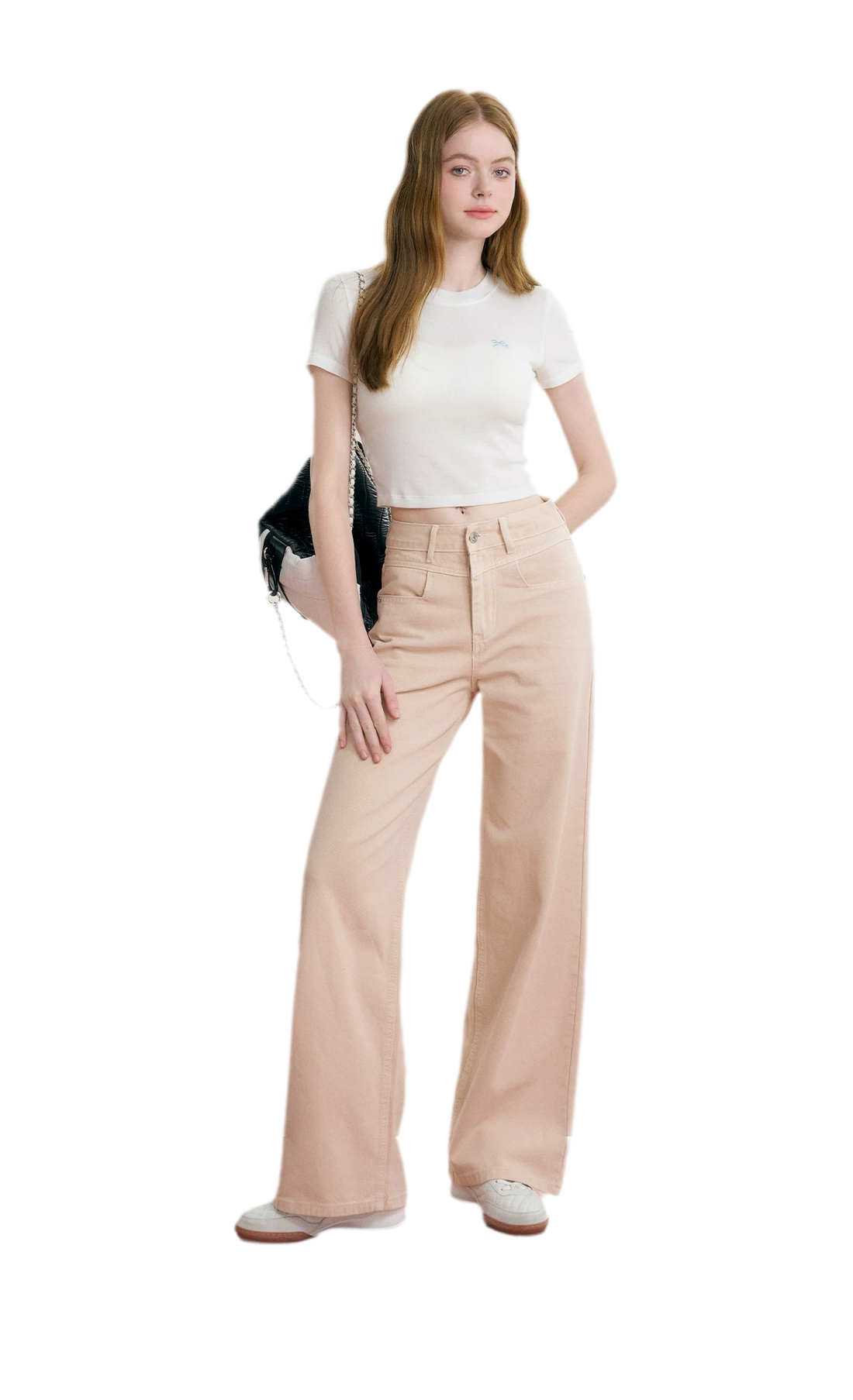 High-Waist Wide-Leg Jeans