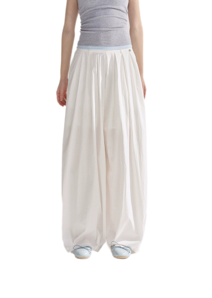 Pleated Balloon Relaxed Pants