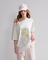 ASGONY Asymmetrical Starfruit Print T-shirt – view 7