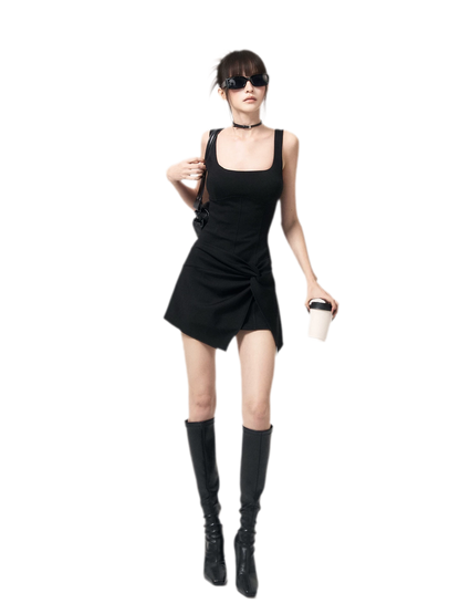 Knotted Knit Midi Dress