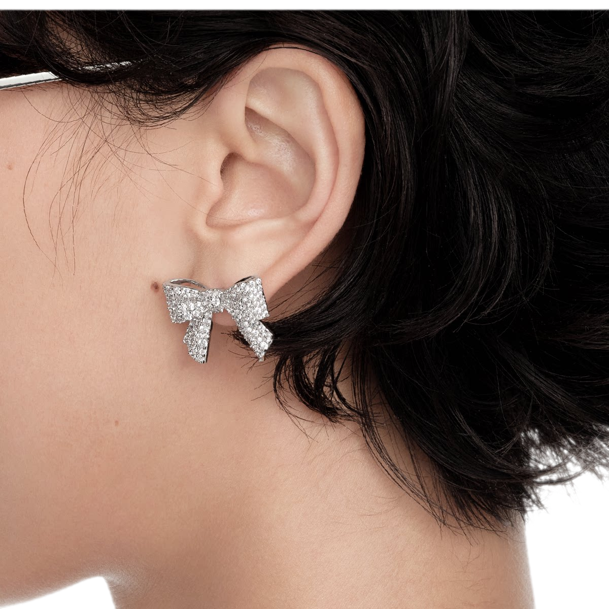 Crystal Bow Collar Jewelry