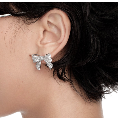 Crystal Bow Collar Jewelry