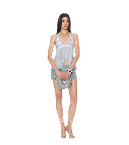 V-Neck Halter Top
