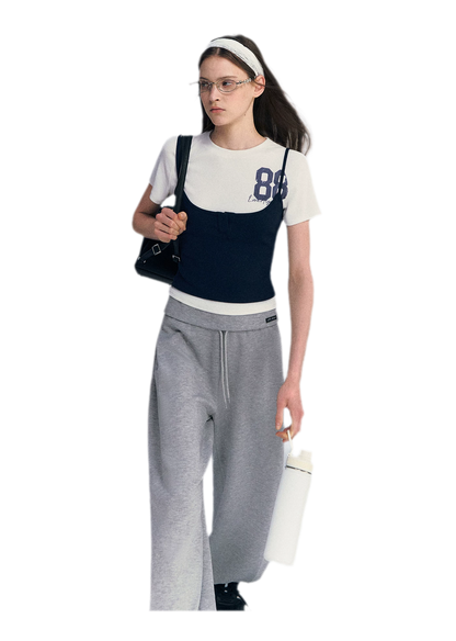 Vintage Layered Raglan Tee