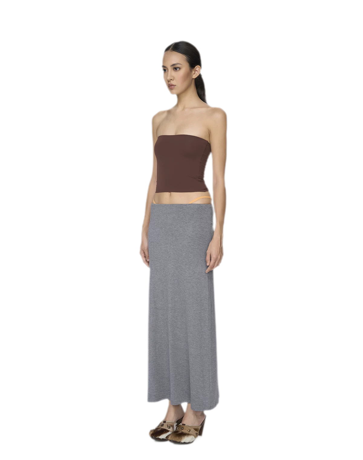 Straight Tube Midi Dress