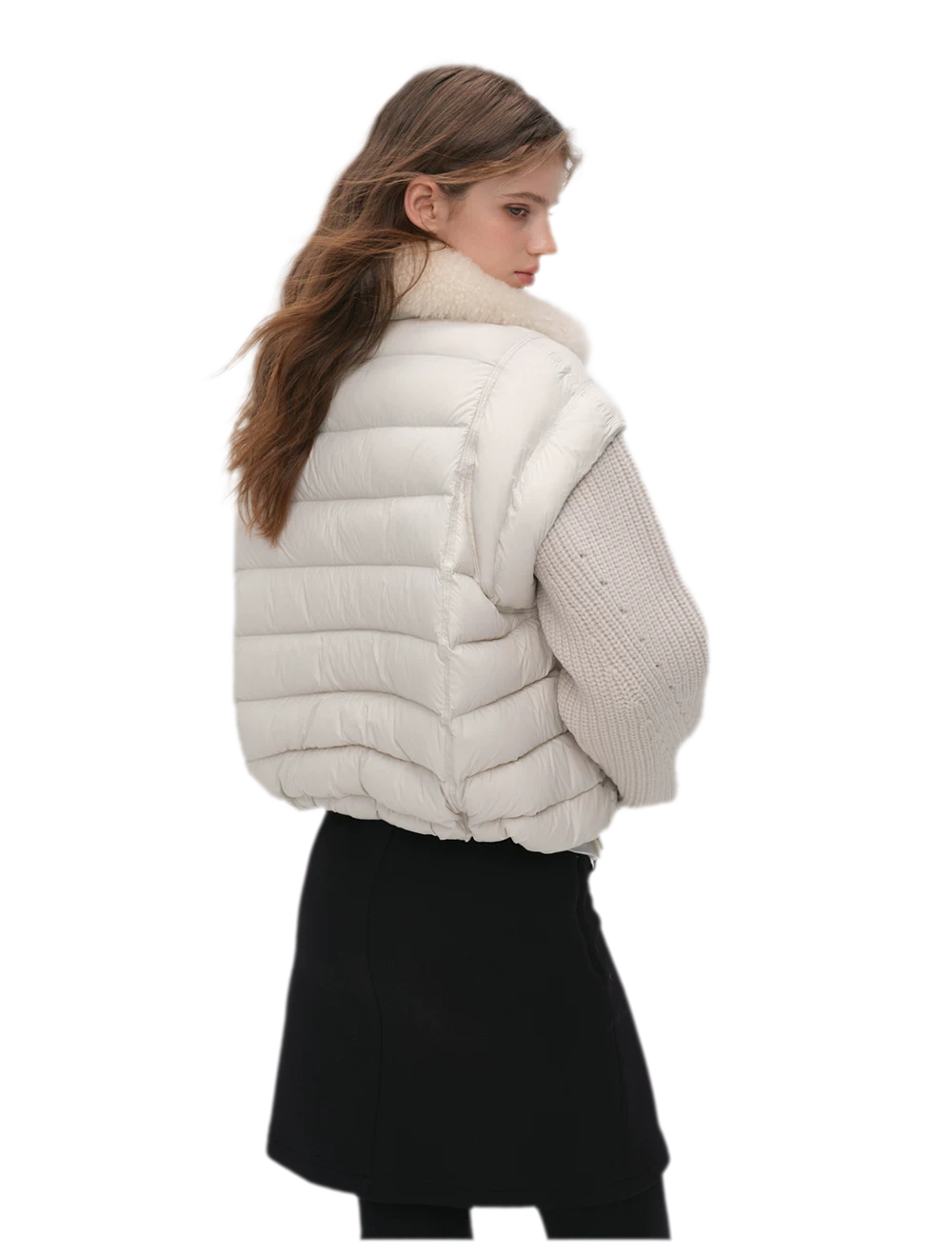 Detachable Sleeve Down Vest