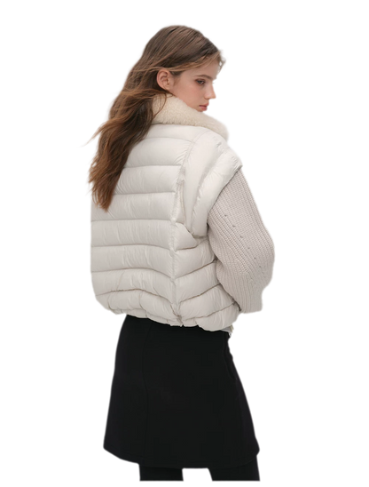 Detachable Sleeve Down Vest