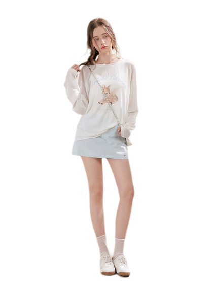Hand-Painted Deer Shirt