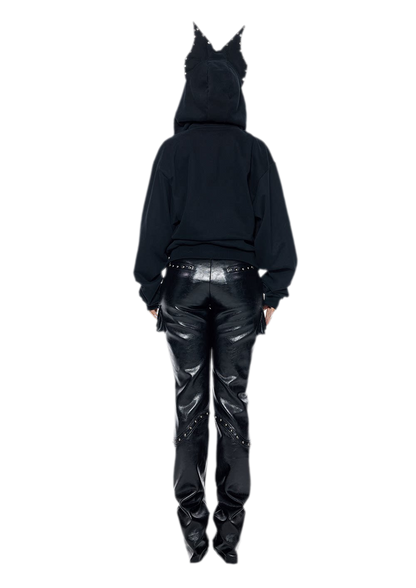 Devil Ear Zip Hoodie