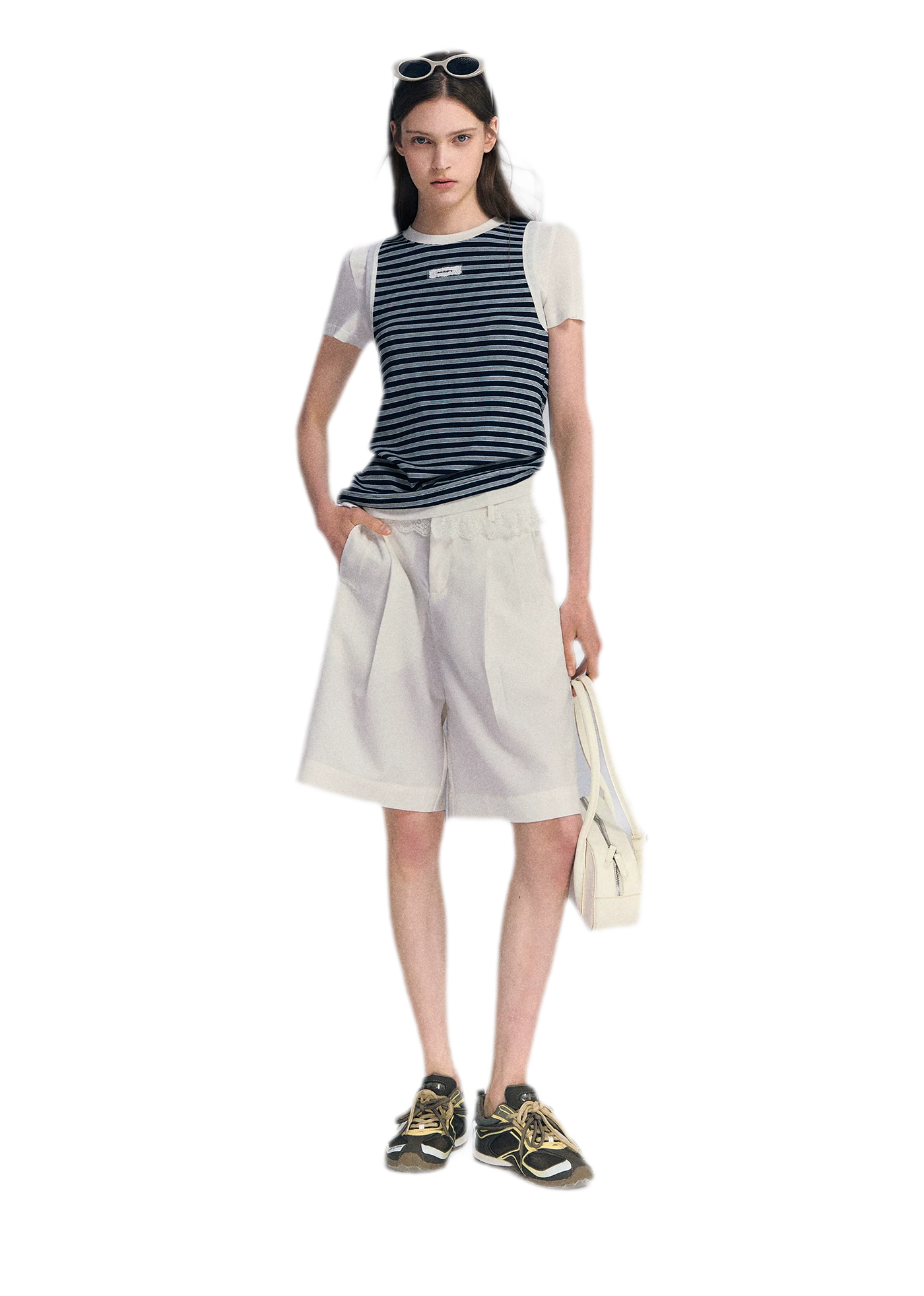 Faux Two-Piece Tee