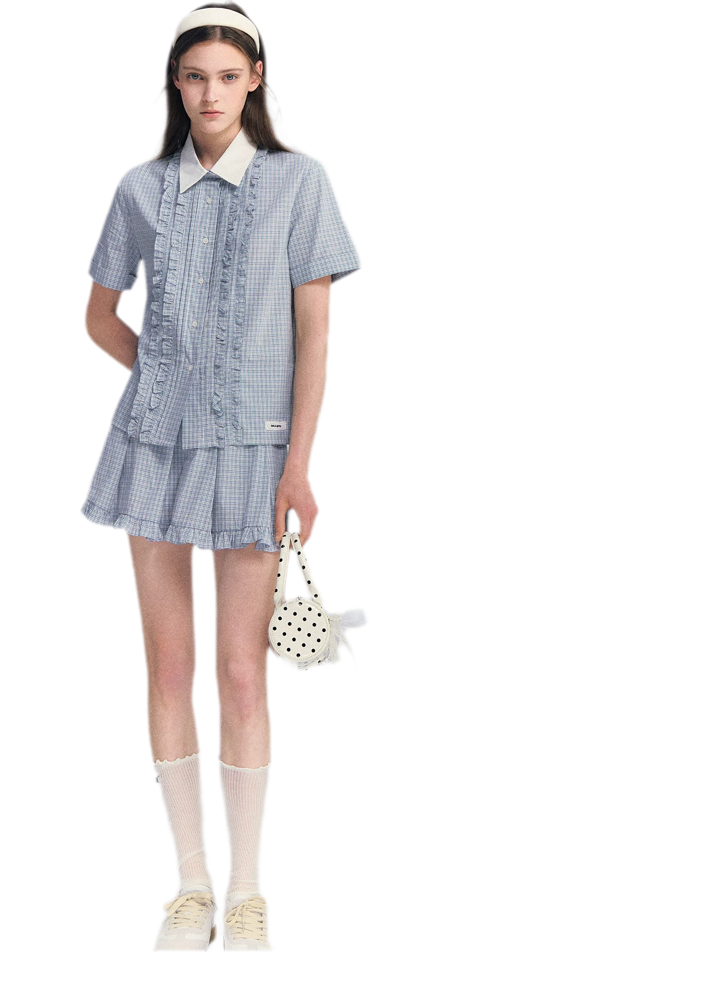 Blue Plaid Set