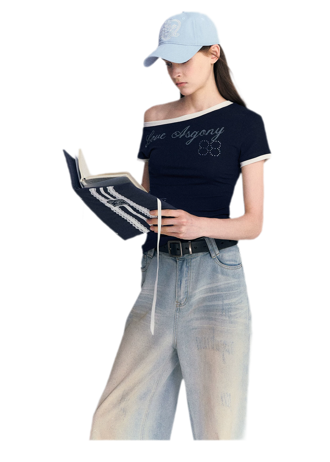 Lyocell Off-Shoulder Tee