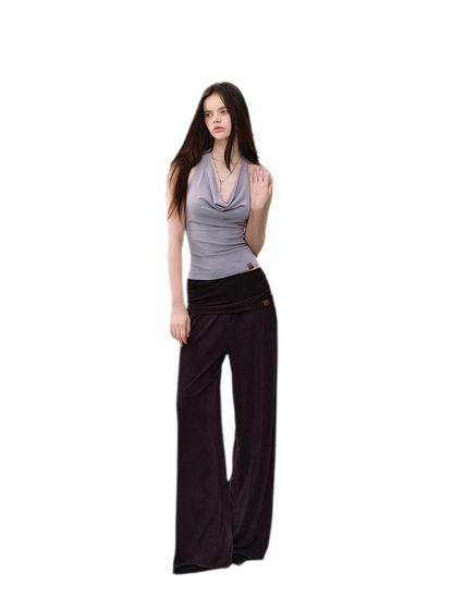 Irregular Ruffle Knit Set