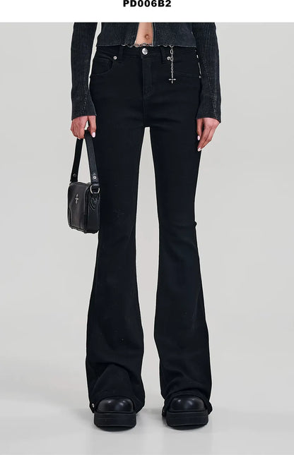 Classic Cross Hurricane Flare Denim Pants