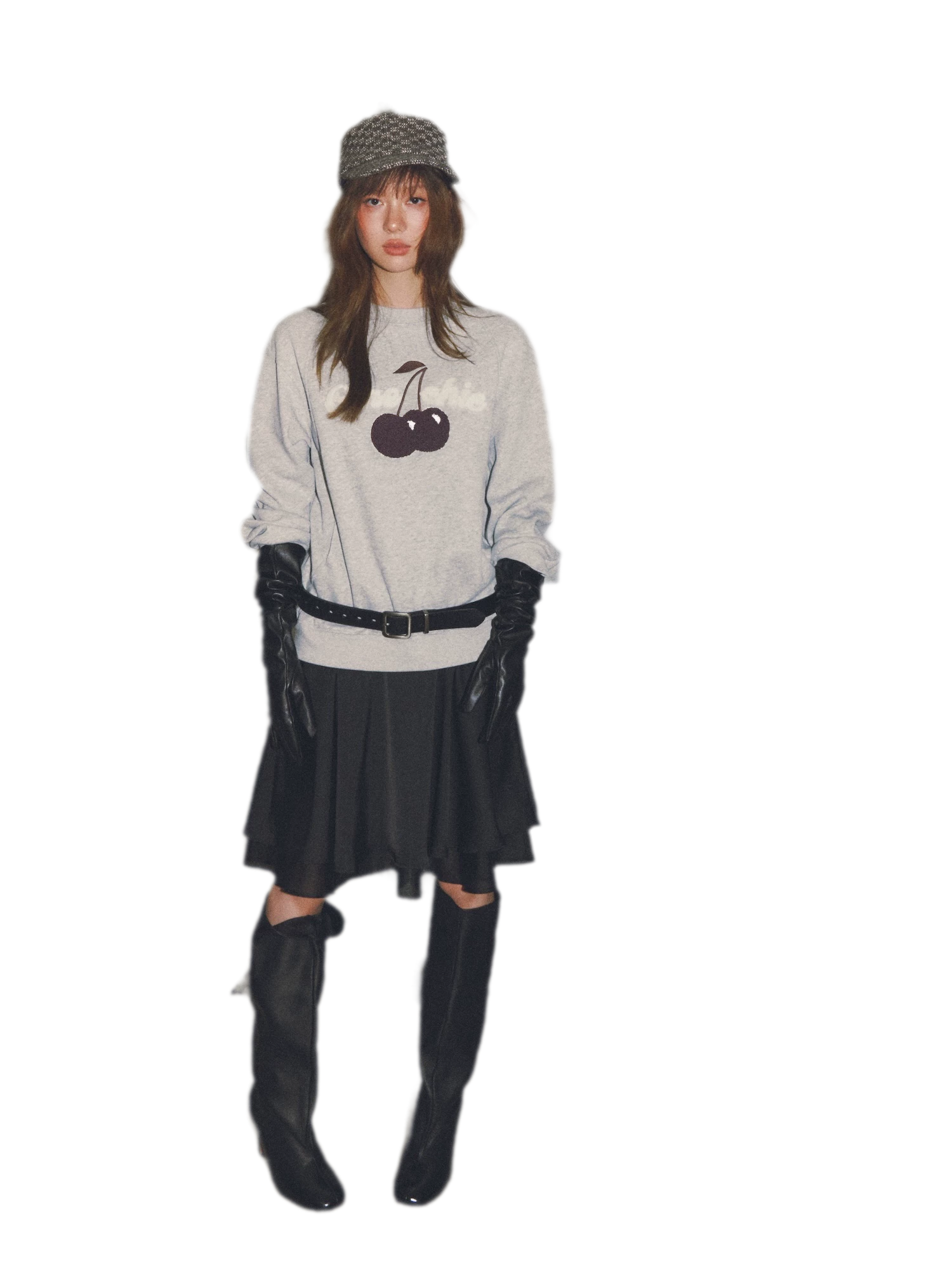 Cherry Letter Sweatshirt