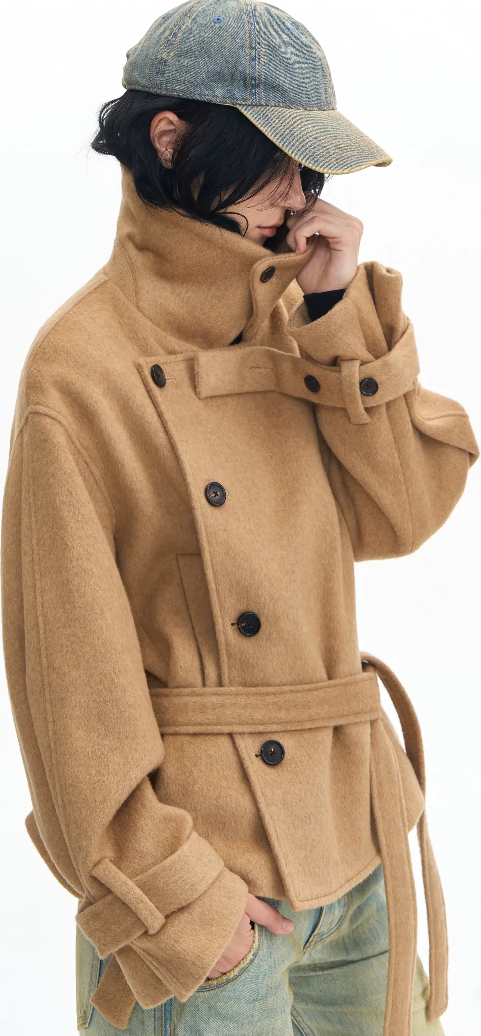 Luxe Belted Wool Coat