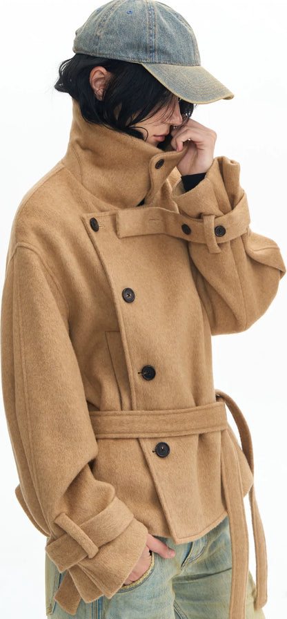 Luxe Belted Wool Coat