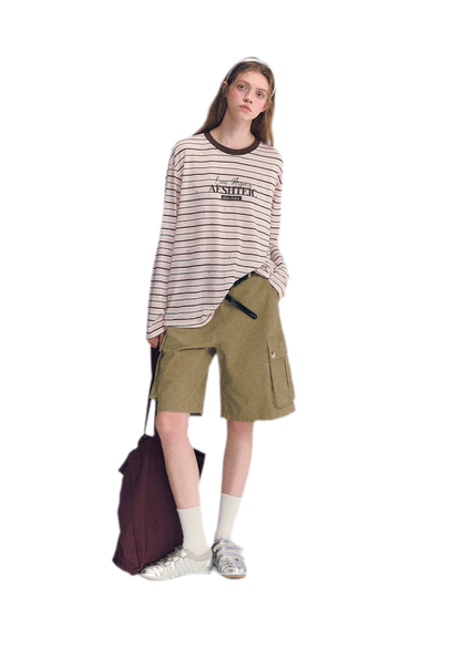 Washed Cargo Shorts
