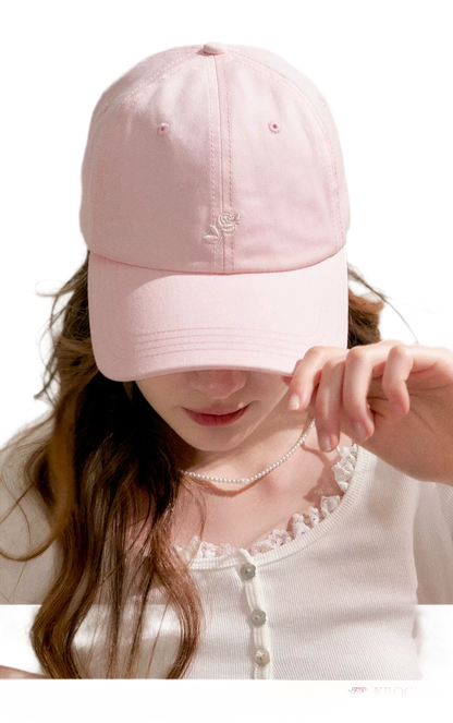 Contrast Rose Logo Cap