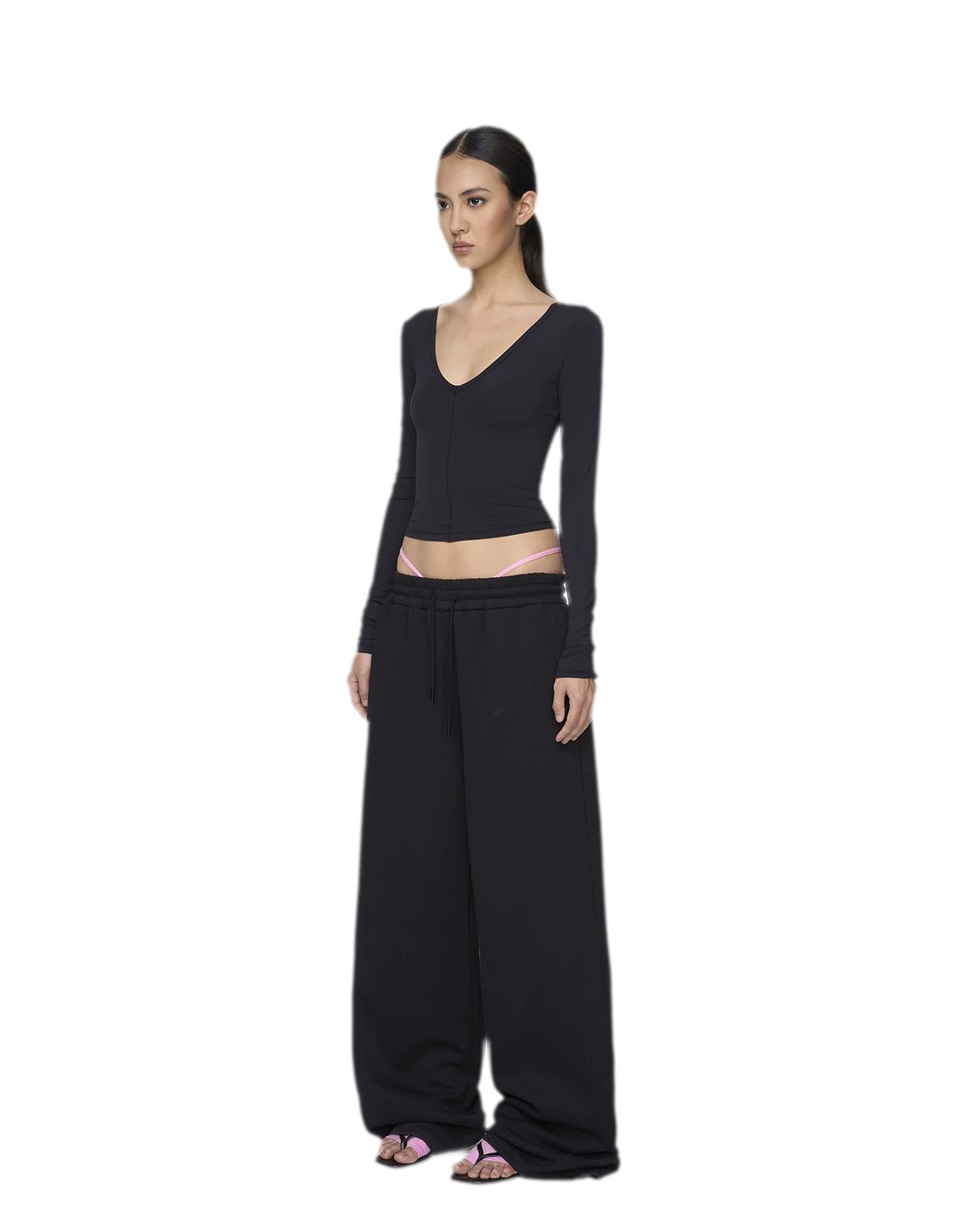 Deep V Slim Top