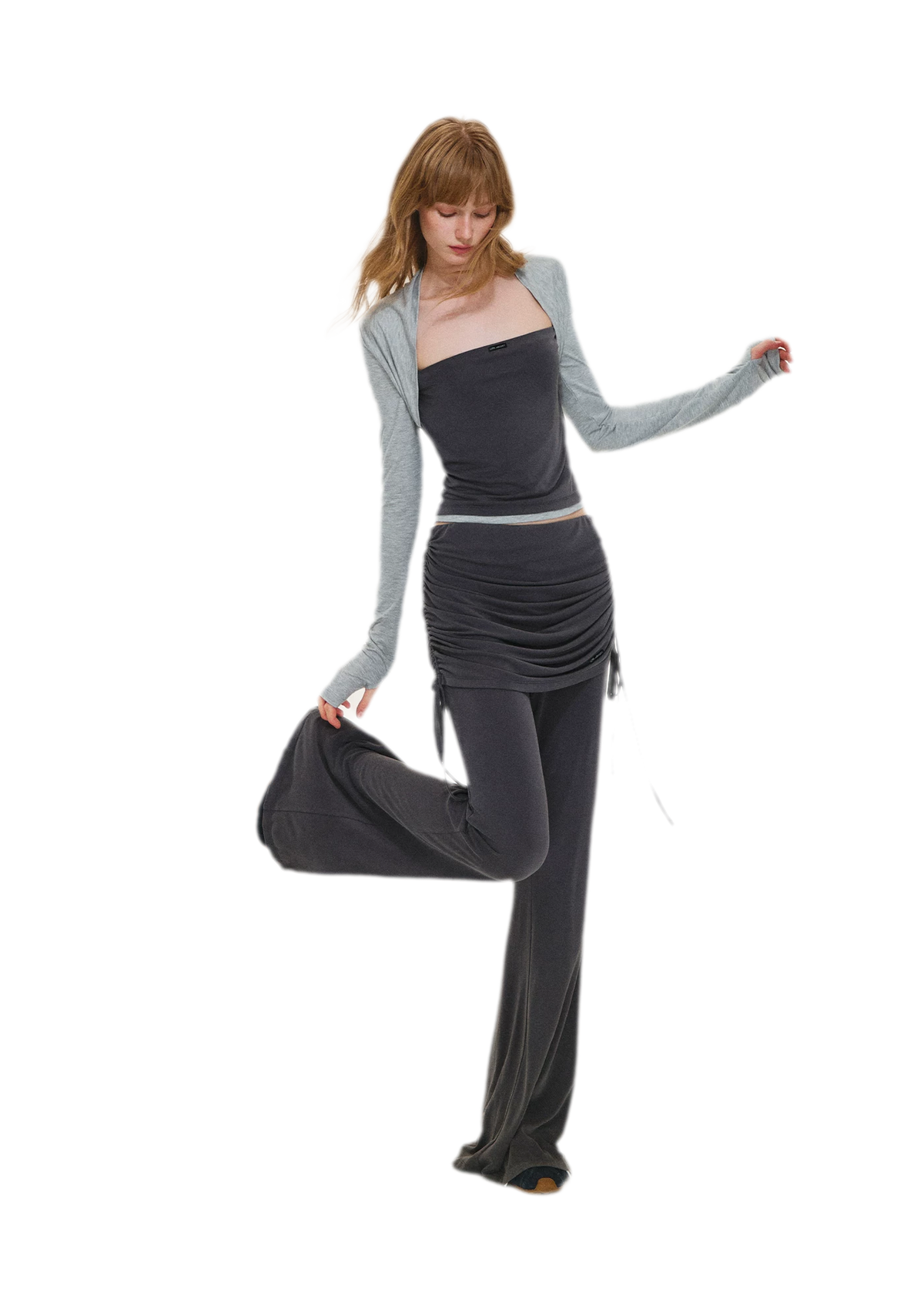 Stretch-Kontrast-Lagenhosen-Set
