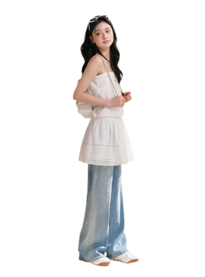 Staycation Straight Leg Moonlight Jeans