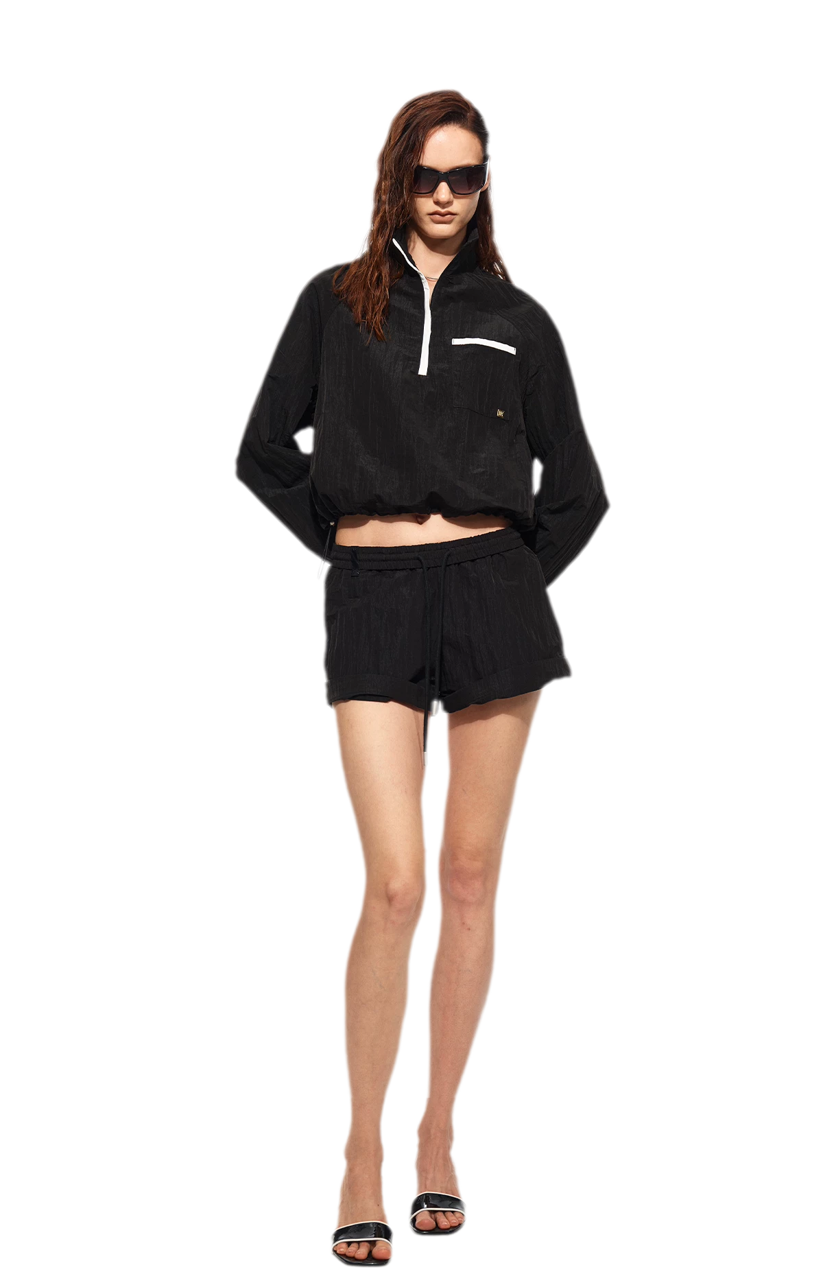 Sun-Protective Raglan Shorts Set