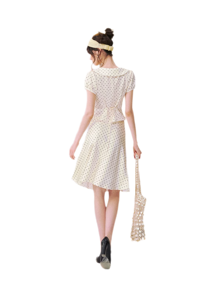 Lace Trim Puff Shirt