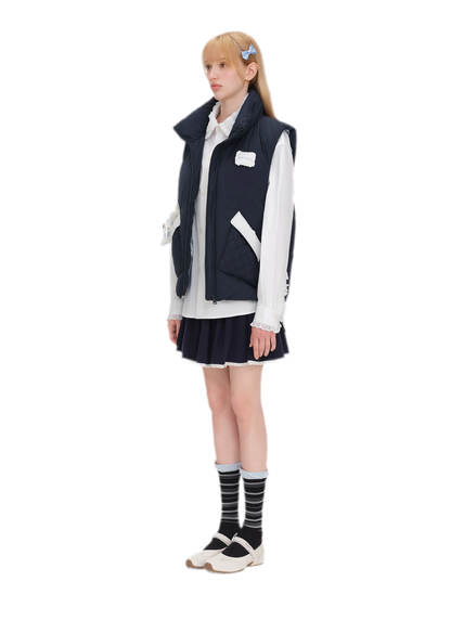 Quilted Bear Down Vest