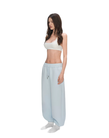 Air Cotton Wide-Leg Sweatpants